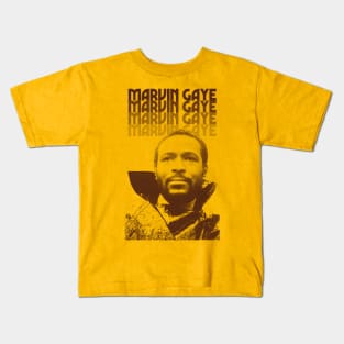 Marvin Gaye Retro Iconic Design Kids T-Shirt